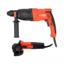 YATO Výkonný set (vŕtacie kladivo SDS plus a uhlová brúska 125 mm 750 W)