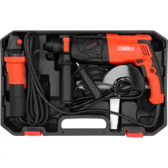   YATO Výkonný set (vŕtacie kladivo SDS plus a uhlová brúska 125 mm 750 W)