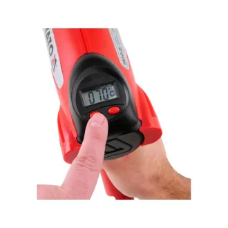   Teplovzdušný ventilátor YATO s LCD displejom + príslušenstvo 600 °C 2000 W