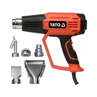   Teplovzdušný ventilátor YATO s príslušenstvom 50 - 600 °C 2000 W