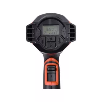   YATO teplovzdušný ventilátor s príslušenstvom s LCD displejom 50 - 650 °C 1600 W