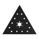 YATO Trojuholníkový brúsny disk so suchým zipsom na steny 280 mm