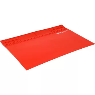   YATO Žiaruvzdorná silikónová spájkovacia podložka 250x350 mm magnetická