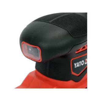   YATO akumulátorová vibračná brúska 125 mm 18 V Li-Ion (bez akumulátora + nabíjačky)
