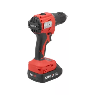   YATO Bezuhlíkový akumulátorový vŕtačko-skrujbovák 45 Nm 18 V (2 x 2,0 Ah batéria + nabíjačka)