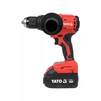   YATO Akumulátorový vŕtací skrutkovač 120 Nm bezuhlíkový 18 V (2 x 4,0 Ah batéria + nabíjačka)
