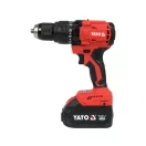 YATO Akumulátorový vŕtací skrutkovač 120 Nm bezuhlíkový 18 V (2 x 4,0 Ah batéria + nabíjačka)