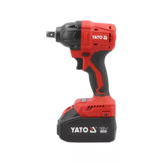   YATO Akumulátorový rázový uťahovák 1/2" 350 Nm bezuhlíkový 18 V (2 x 4,0 Ah akumulátor + nabíjačka)