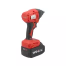 YATO Akumulátorový rázový uťahovák 1/2" 350 Nm bezuhlíkový 18 V (2 x 4,0 Ah akumulátor + nabíjačka)