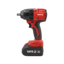 YATO Bezuhlíkový akumulátorový skrutkovač 1/2" 800 Nm bez uhelných kefiek 18 V (2 x 4,0 Ah batéria + nabíjačka)