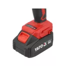 YATO Bezuhlíkový akumulátorový skrutkovač 1/2" 800 Nm bez uhelných kefiek 18 V (2 x 4,0 Ah batéria + nabíjačka)