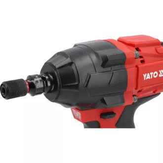   YATO Akumulátorový skrutkovač 1/2" 850 Nm bezuhlíkový 18 V (bez akumulátora a nabíjačky)