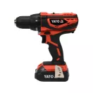 YATO Akumulátorový vŕtací skrutkovač 40 Nm 18 V Li-Ion (1 x 2,0 Ah akumulátor + nabíjačka)