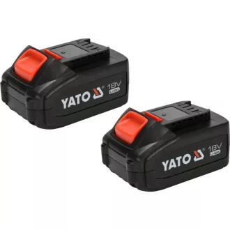   YATO Akumulátorový vŕtací skrutkovač 40 Nm s japonským motorom 18 V Li-Ion (2 x 3,0 Ah batérie + nabíjačka)