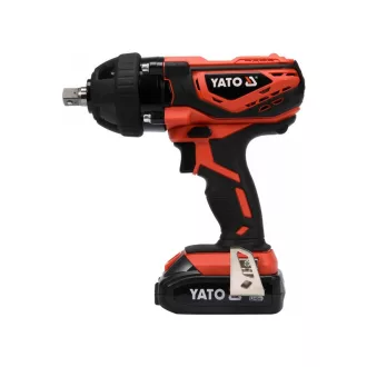   YATO Akumulátorový rázový uťahovák 1/2" 300 Nm 18 V Li-Ion (1 x 2,0 Ah batéria + nabíjačka)