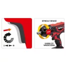 YATO Akumulátorový rázový uťahovák 1/2" 300 Nm 18 V Li-Ion (1 x 2,0 Ah batéria + nabíjačka)