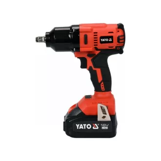   YATO Akumulátorový príklepový skrutkovač 1/2" 700 Nm bezuhlíkový 18 V (1 x 3,0 Ah batéria + nabíjačka)