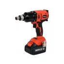YATO Akumulátorový príklepový skrutkovač 1/2" 700 Nm bezuhlíkový 18 V (1 x 3,0 Ah batéria + nabíjačka)