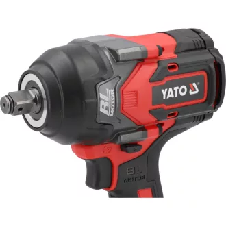   YATO Akumulátorový udierací skrutkovač 1/2" 1200 Nm bez uhlíkových kefiek 18 V (1 x 4,0 Ah akumulátor + nabíjačka)