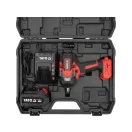 YATO Akumulátorový udierací skrutkovač 1/2" 1200 Nm bez uhlíkových kefiek 18 V (1 x 4,0 Ah akumulátor + nabíjačka)