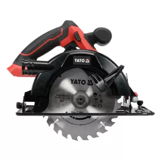   YATO Aku okružná píla 185 mm bezuhlíkový motor 18 V (bez akumulátora a nabíjačky)