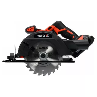   YATO Aku okružná píla 165 mm 18 V Li-Ion (1 x 2,0 Ah akumulátor + nabíjačka)