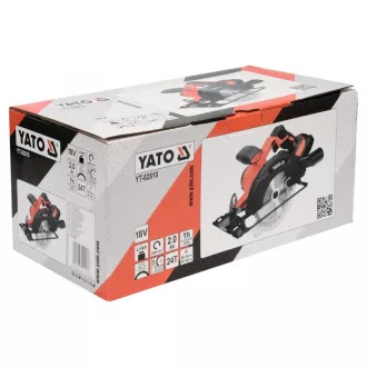   YATO Aku okružná píla 165 mm 18 V Li-Ion (1 x 2,0 Ah akumulátor + nabíjačka)