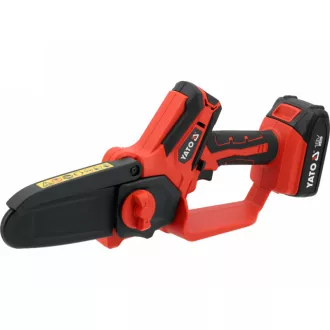   YATO Akumulátorová reťazová píla 127 mm 5" 18 V (2 Ah batéria + nabíjačka)
