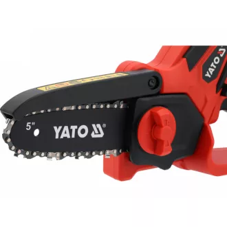   YATO Akumulátorová reťazová píla 127 mm 5" 18 V (2 Ah batéria + nabíjačka)