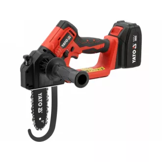   YATO Tesárska bezkefková reťazová píla 127 mm 5" 18 V (s 4 Ah batériou a nabíjačkou)