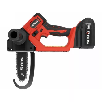   YATO Tesárska bezkefková reťazová píla 127 mm 5" 18 V (s 4 Ah batériou a nabíjačkou)