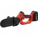 YATO Tesárska bezkefková reťazová píla 127 mm 5" 18 V (s 4 Ah batériou a nabíjačkou)