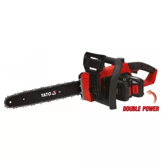   YATO Akumulátorová reťazová píla 350 mm 2 x 18 V (2 x 2,0 Ah akumulátor + nabíjačka)