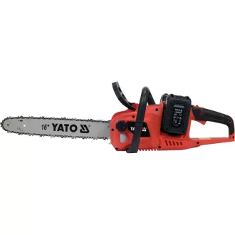   YATO Akumulátorová reťazová píla 16" 2 x 18 V (2 x 4,0 Ah akumulátor + nabíjačka)