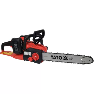   YATO Akumulátorová reťazová píla 16" 2 x 18 V (2 x 4,0 Ah akumulátor + nabíjačka)