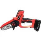 YATO Akumulátorová reťazová píla 100 mm 18 V (1 x 2,0 Ah akumulátor + nabíjačka)