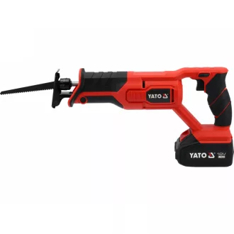   YATO Pílka sabľová bezuhlíková 18 V (1 x 4 Ah batéria + nabíjačka)