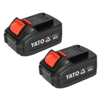   YATO Akumulátorová uhlová brúska 125 mm 18 V Li-Ion (2 x 3,0 Ah akumulátor + nabíjačka)