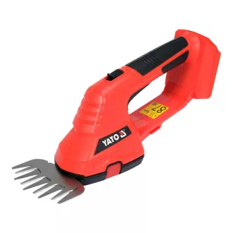   YATO akumulátorové nožnice na trávu 18 V (bez akumulátora a nabíjačky)