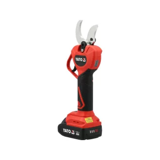   YATO Akumulátorové záhradné nožnice bezuhlíkové 40 mm 18 V (s 2 Ah batériou a nabíjačkou)