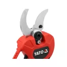YATO Akumulátorové záhradné nožnice bezuhlíkové 40 mm 18 V (s 2 Ah batériou a nabíjačkou)
