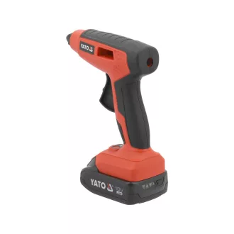   YATO Akumulátorová lepiaca pištoľ 11 mm 18 V Li-Ion (1 x 2,0 Ah batéria + nabíjačka)