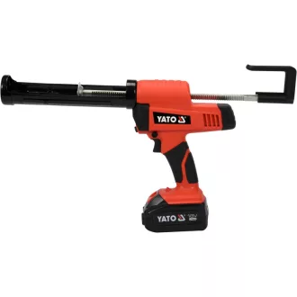   YATO Akumulátorová pištoľ na tmel a lepidlo 225 ml 18 V (1 x 4,0 Ah batéria + nabíjačka)