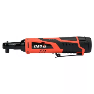   YATO Akumulátorový rohový rázový uťahovák 3/8" 45 Nm 12 V Li-Ion (1 x 2,0 Ah batéria + nabíjačka)