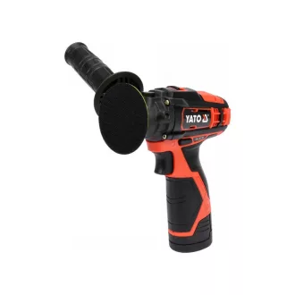   YATO Akumulátorová leštička 80 mm 12 V Li-Ion (1 x 2,0 Ah batéria + nabíjačka)