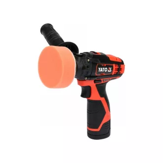   YATO Akumulátorová leštička 80 mm 12 V Li-Ion (1 x 2,0 Ah batéria + nabíjačka)