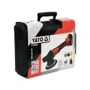 YATO Akumulátorová excentrická leštička 150 mm bez uhlíkovej kefky 18 V Li-Ion (1 x 3,0 Ah akumulátor + nabíjačka)