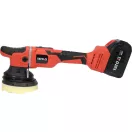 YATO Akumulátorová excentrická leštička 125 mm 18 V (1 x 4,0 Ah batéria + nabíjačka)