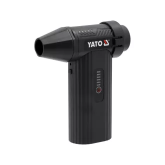   YATO Vzduchový metlička a autovysávač 7,2 V 4 Ah 130000 RPM s príslušenstvom