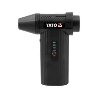   YATO Vzduchový metlička a autovysávač 7,2 V 4 Ah 130000 RPM s príslušenstvom